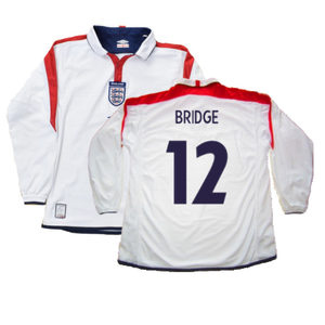 England 2003-05 Long Sleeved Home Shirt (L) (Excellent) (Bridge 12)_0