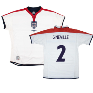 England 2003-05 Home Shirt (Womens) (10) (Excellent) (G Neville 2)_0