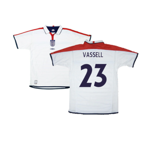 England 2004-05 Home Shirt (Good) (Vassell 23)_0