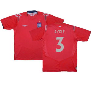 England 2004-06 Away Shirt (Very Good) (A Cole 3)_0