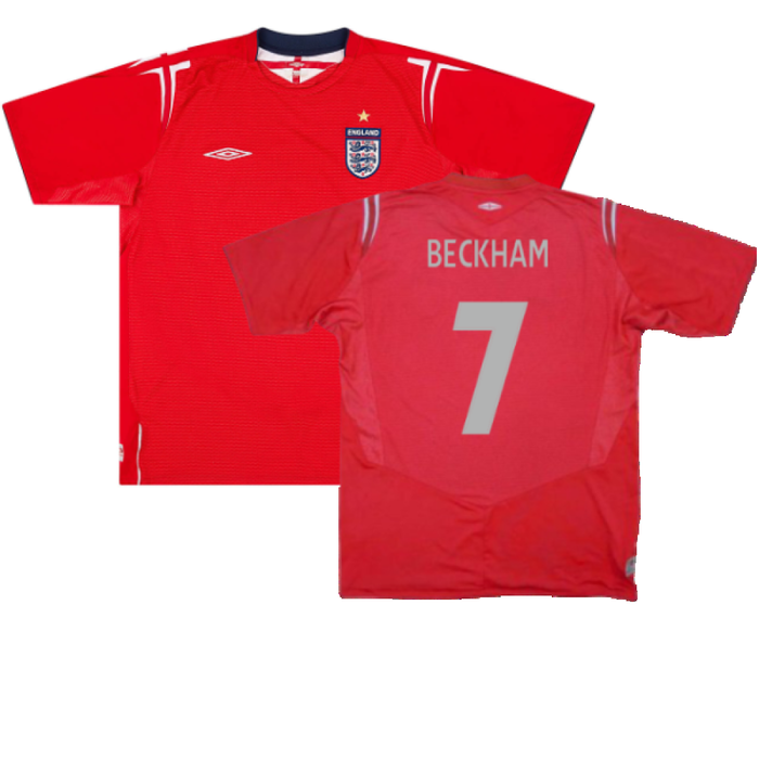 England 2004-06 Away Shirt (XXL) (Excellent) (Beckham 7)