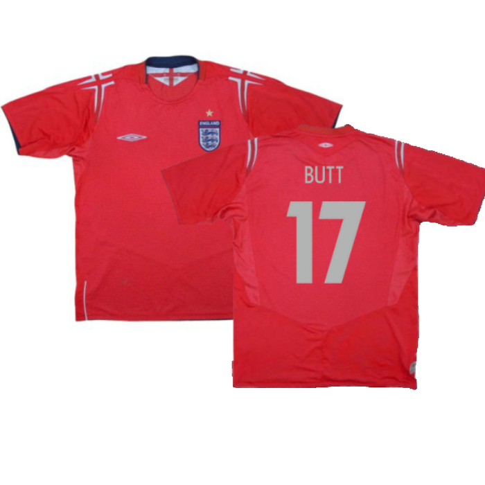 England 2004-2006 Away Shirt (Excellent) (Butt 17)