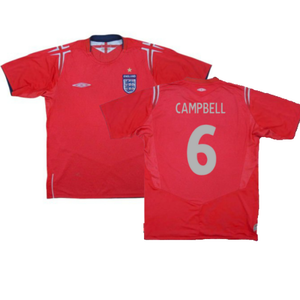 England 2004-2006 Away Shirt (Excellent) (Campbell 6)_0