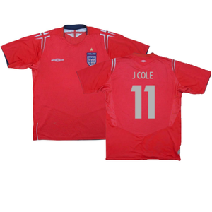 England 2004-06 Away Shirt (L) (Excellent) (J COLE 11)_0