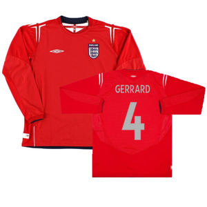 England 2004-2006 Away L/S Shirt (L) (Excellent) (Gerrard 4)_0