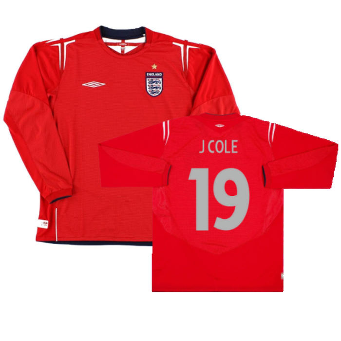 England 2004-2006 Away Shirt (S) (Excellent) (J Cole 19)