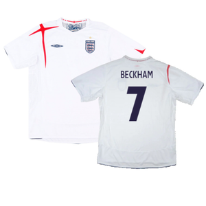 England 2005-07 Home Shirt (L) (Fair) (BECKHAM 7)_0