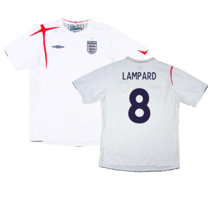 England 2005-07 Home Shirt (L) (Fair) (LAMPARD 8)_0