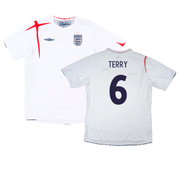 England 2005-07 Home Shirt (XXL) (Excellent) (TERRY 6)