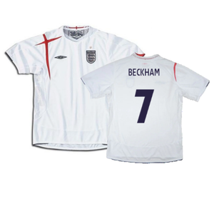 England 2005-2007 Home Shirt (Excellent) (BECKHAM 7)_0