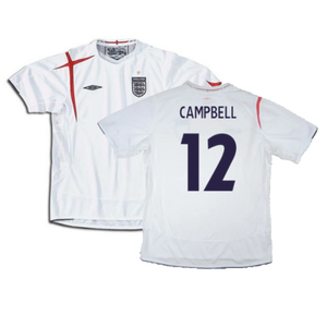 England 2005-07 Home Shirt (XL) (Excellent) (CAMPBELL 12)_0