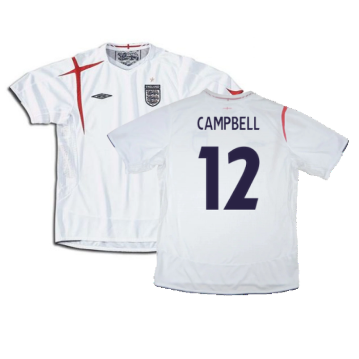 England 2005-07 Home Shirt (XL) (Excellent) (CAMPBELL 12)