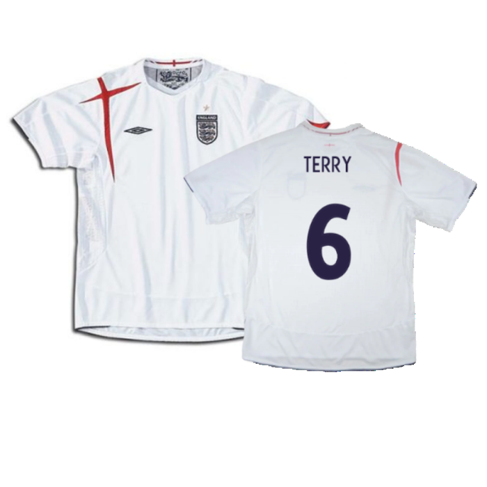 England 2005-2007 Home Shirt  (XL) (Excellent) (TERRY 6)