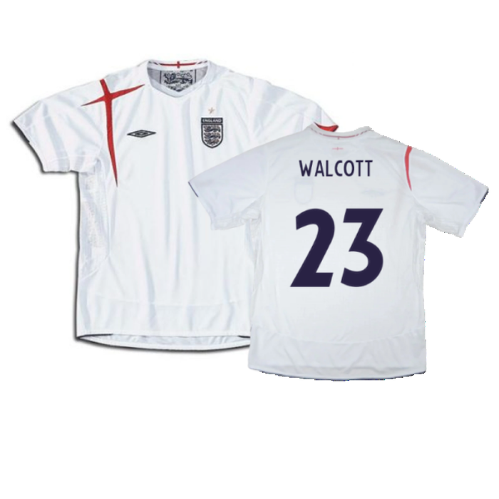 England 2005-2007 Home Shirt (Excellent) (WALCOTT 23)