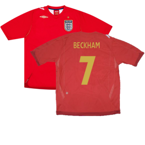 England 2006-08 Away Shirt (Excellent) (BECKHAM 7)_0