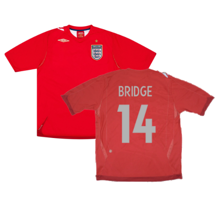 England 2006-08 Away Shirt (L) (BRIDGE 14) (Very Good)