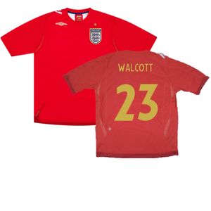 England 2006-08 Away Shirt (M) (Very Good) (WALCOTT 23)_0