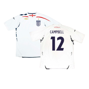 England 2007-09 Home Shirt (S) (Very Good) (CAMPBELL 12)_0