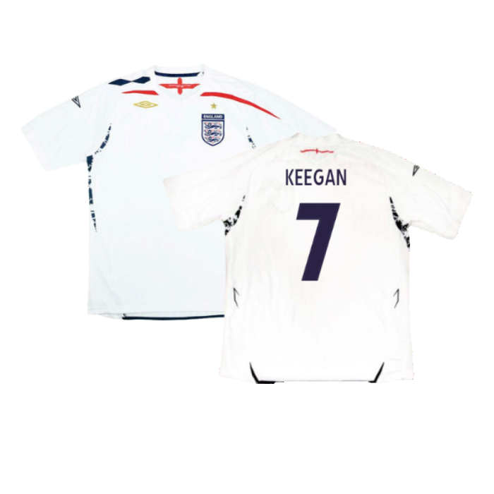 England 2007-09 Home Shirt (Excellent) (KEEGAN 7)