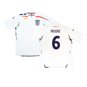 England 2007-09 Home Shirt (S) (Very Good) (MOORE 6)_0