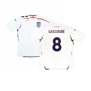 England 2007-2009 Home Shirt (L) (Excellent) (GASCOIGNE 8)_0