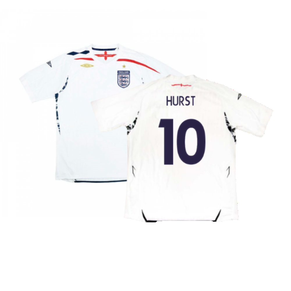 England 2007-2009 Home Shirt (L) (Excellent) (HURST 10)_0