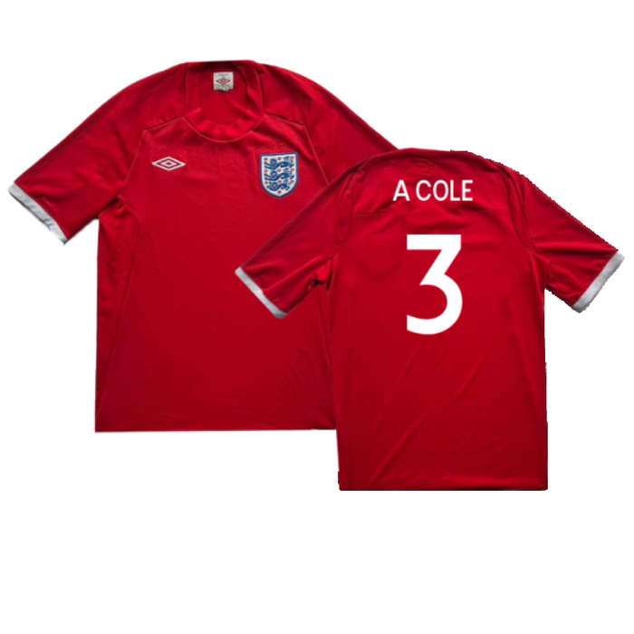 England 2009-10 Away Shirt (XL) (Excellent) (A COLE 3)