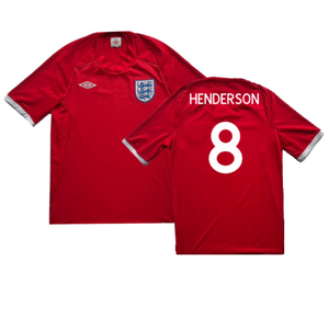 England 2009-10 Away Shirt (XL) (Excellent) (HENDERSON 8)_0