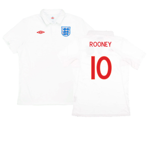 England 2009-10 Home (S) (Excellent) (ROONEY 10)_0