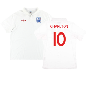 England 2009-10 Home Shirt (2XL) (Fair) (Charlton 10)_0
