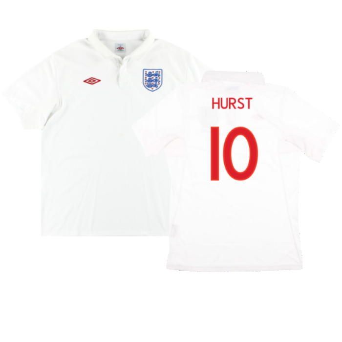 England 2009-10 Home Shirt (XL) (Excellent) (HURST 10)