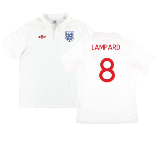 England 2009-10 Home Shirt (XL) (Excellent) (Lampard 8)_0