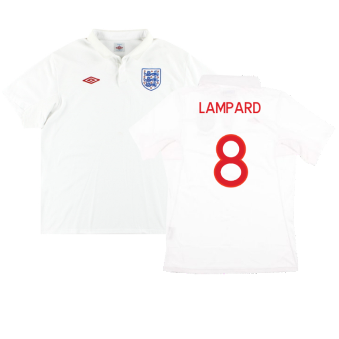 England 2009-10 Home Shirt (XL) Lampard #8 (Excellent) (Lampard 8)