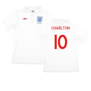 England 2009-10 Home Shirt (With South Africa Badge Detail) (Medium Boy) (Very Good) (Charlton 10)_0