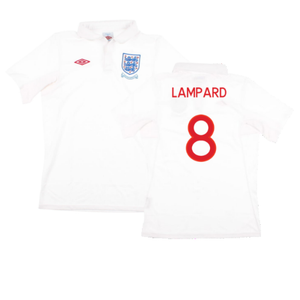 England 2009-10 Home Shirt (With South Africa Badge Detail) (L) (Very Good) (Lampard 8)_0