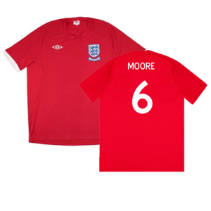 England 2010-11 Away Shirt (3XL) (Excellent) (Moore 6)_0