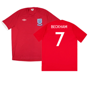 England 2010-11 Away Shirt (WC badge) (L) (Very Good) (BECKHAM 7)_0