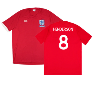 England 2010-11 Away Shirt (South Africa Badge Detail) (XL) (Excellent) (HENDERSON 8)_0