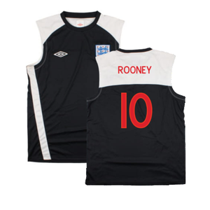 England 2010-11 Umbro Training Vest (L) (Excellent) (ROONEY 10)_0