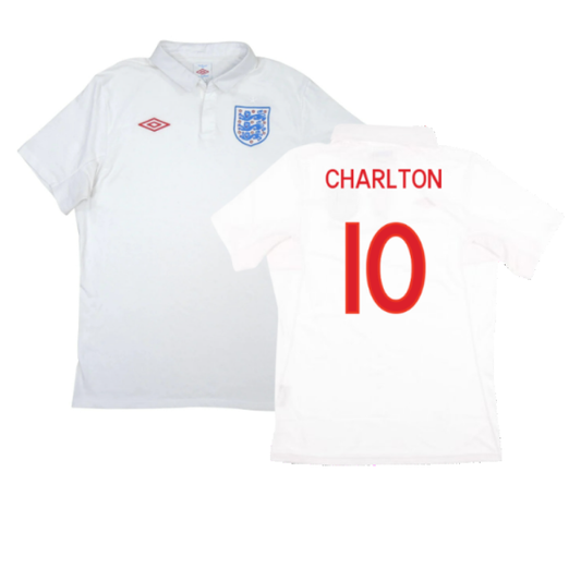 England 2010-11 Home Shirt (M) (Very Good) (Charlton 10)_0