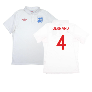 England 2010-12 Home Shirt (Good) (GERRARD 4)_0