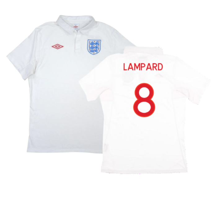 England 2010-12 Home Shirt (XL) (Very Good) (Lampard 8)