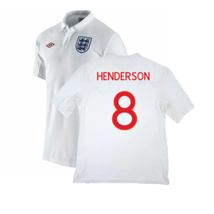 England 2010-11 Home Shirt (M) (Good) (HENDERSON 8)_0