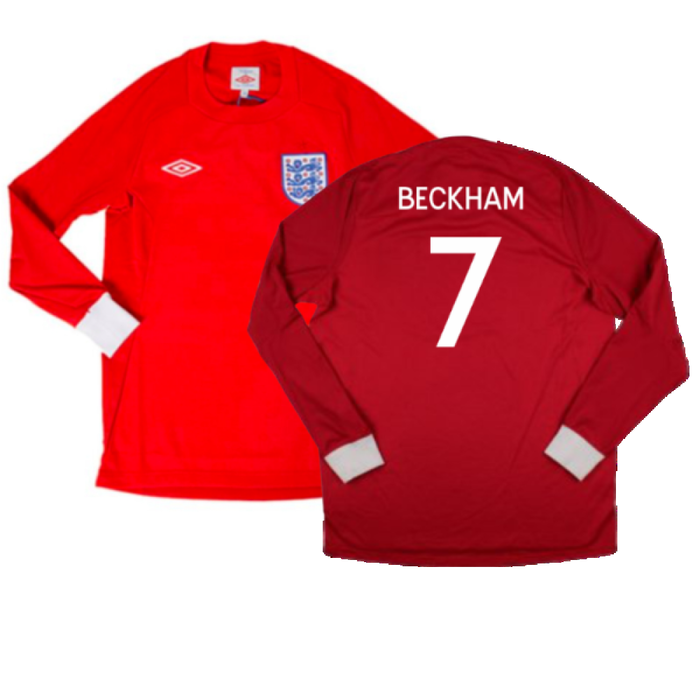 England 2010-11 Away Shirt (M) (Excellent) (BECKHAM 7)