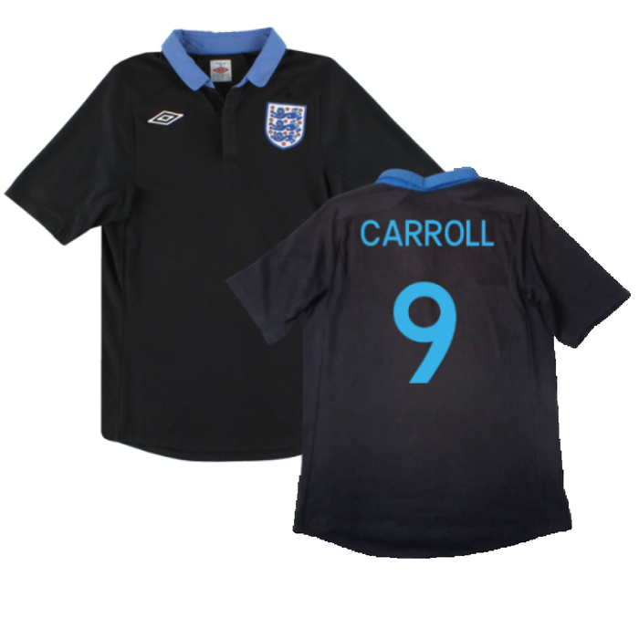 England 2011-12 Away Shirt (XL) (Very Good) (Carroll 9)