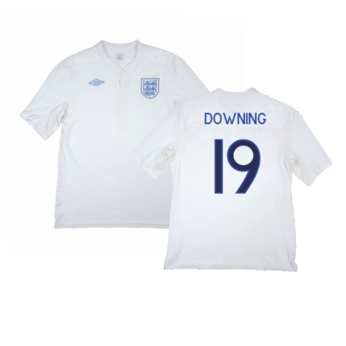 England 2009-10 Home Shirt (Excellent) (Downing 19)