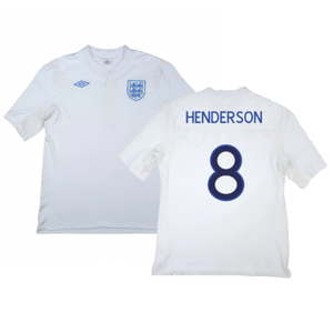 England 2011-12 Home Shirt (XXL) (Good) (HENDERSON 8)_0