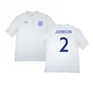 England 2009-10 Home Shirt (Good) (Johnson 2)_0