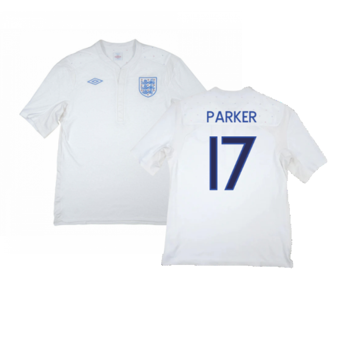 England 2009-10 Home Shirt (2XL) (Good) (Parker 17)