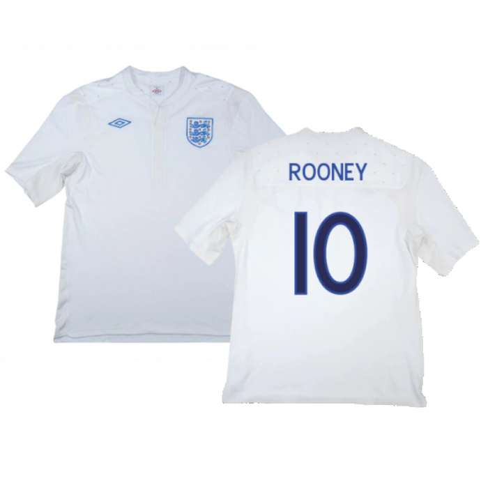 England 2011-12 Home Shirt (XXL) (Good) (ROONEY 10)